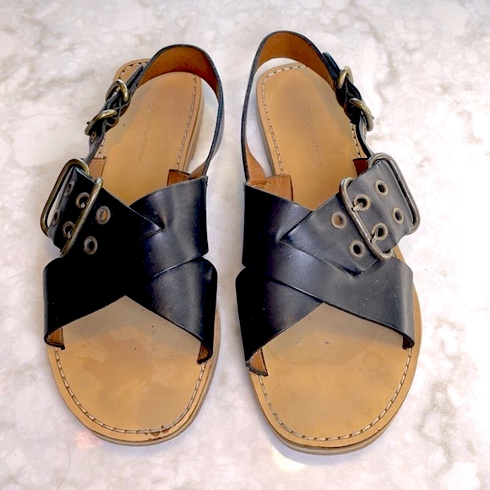 Isabel Marant Etoile Black leather Sandals